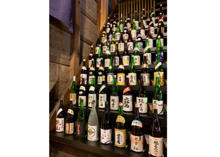 Selection of Saitama Prefecture sake (Image courtesy of Koedo Kurari)