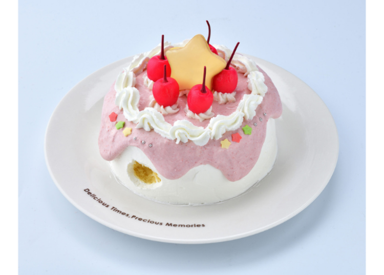 Happy Birthday Kirby Cake (ハッピーバースデー☆カービィ) 1,518 yen (tax included) (©Nintendo / HAL Laboratory, Inc.)