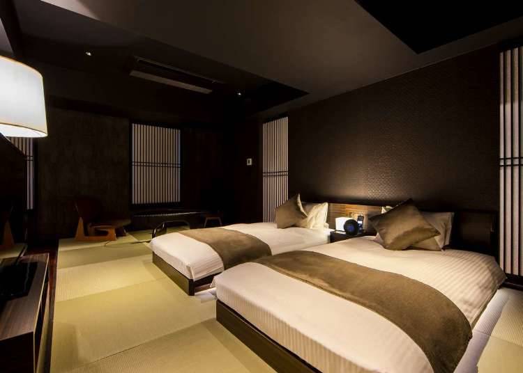 2．全室畳式の客室！日本式にくつろぎ盛り上がる「PROSTYLE旅館 横浜馬車道」