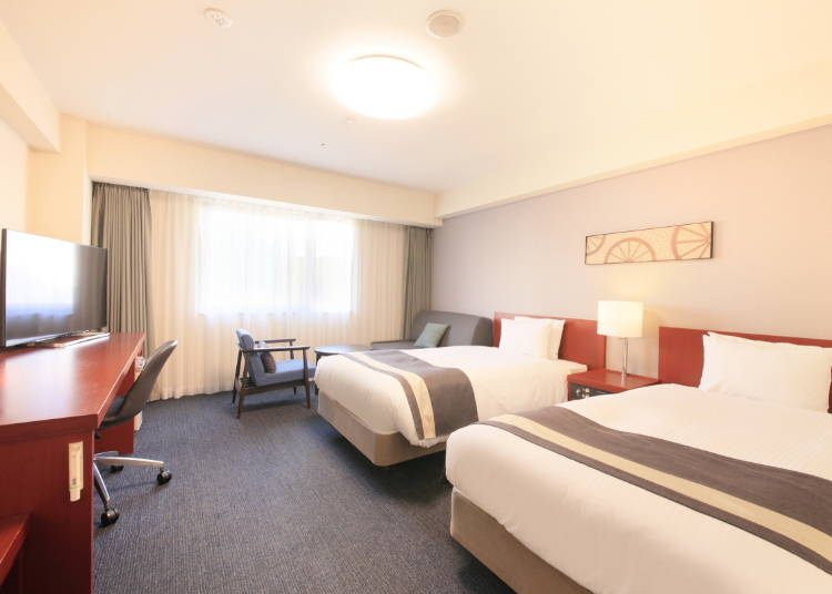 3．大型テレビと最高級ベッドで快適ホテルステイ！「リッチモンドホテル横浜馬車道」