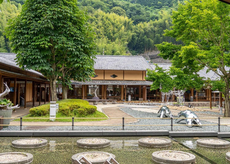 「駿府の工房 匠宿」を訪れ、静岡茶を使ったお茶染めの魅力に触れる