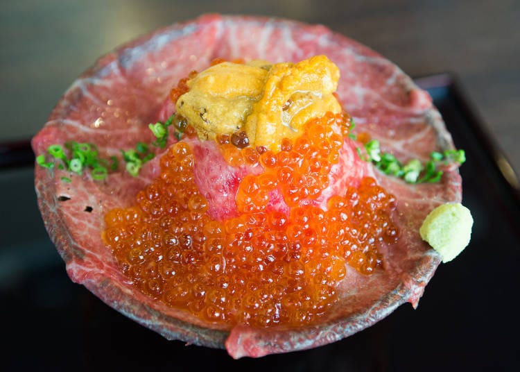 ■盡情享用日本美食集大成的「豪華奢侈丼飯」