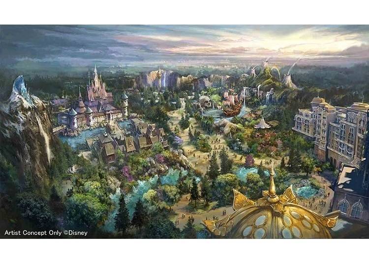A complete bird's-eye-view of the park ©Disney
