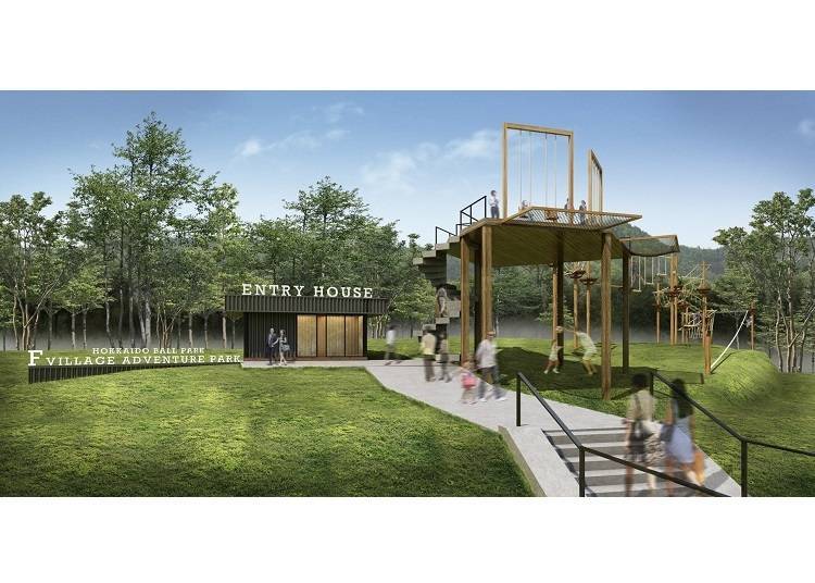 【2023年6月開幕】球場中的戶外冒險樂園！「HOKKAIDO BALLPARK F VILLAGE ADVENTURE PARK」