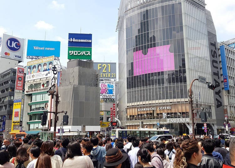 「澀谷車站周邊」只要5分鐘！經典十字路口就在腳下
