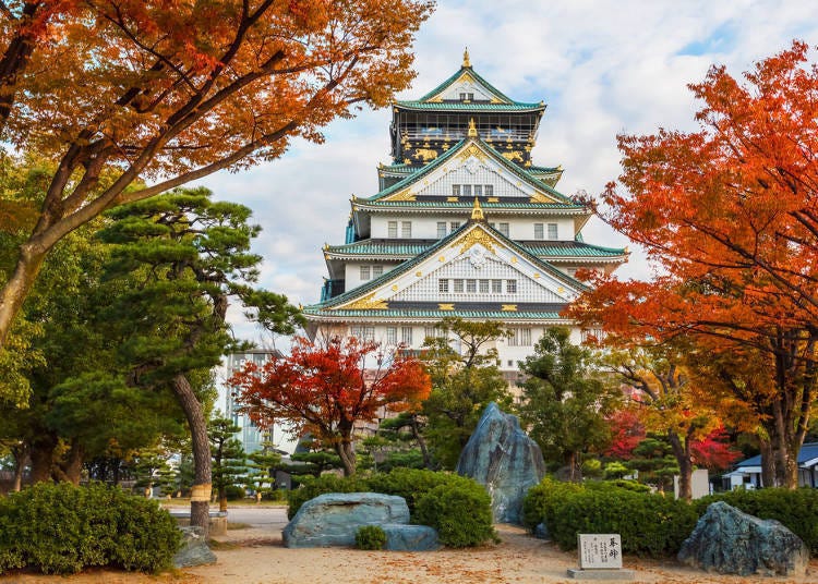大阪秋のおすすめスポット その2 大阪城公園（大阪市中央区）
