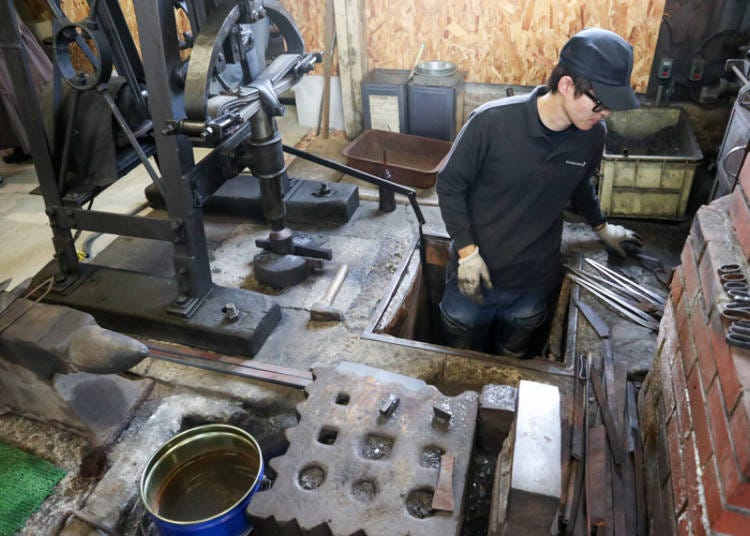Blacksmith work station