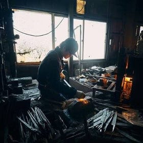 Private Echizen Knife Making Factory and walking Tour