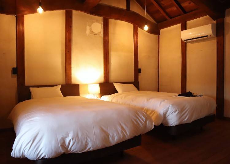 Comfortable bedroom in the MARUJU building