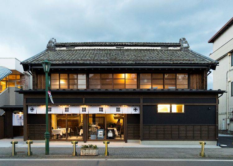 The restaurant and main building for NIPPONIA Chichibu Monzenmachi