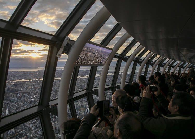 The special first sunrise opening in 2020. ©TOKYO-SKYTREE