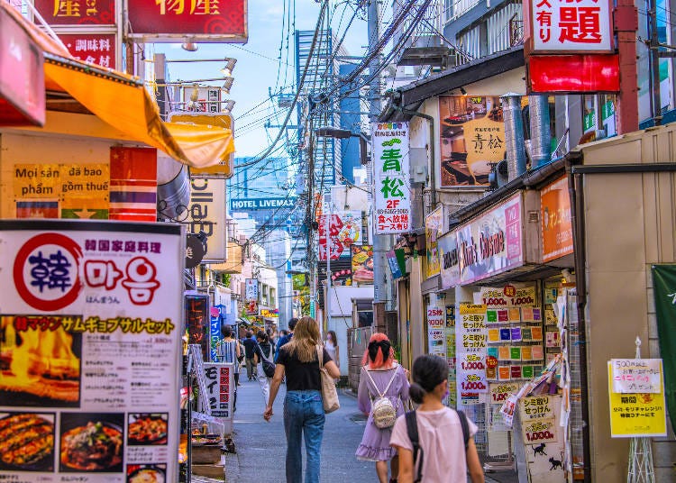 도쿄의 신오쿠보 지역은 한국 요리로 유명합니다. (사진: PIXTA)