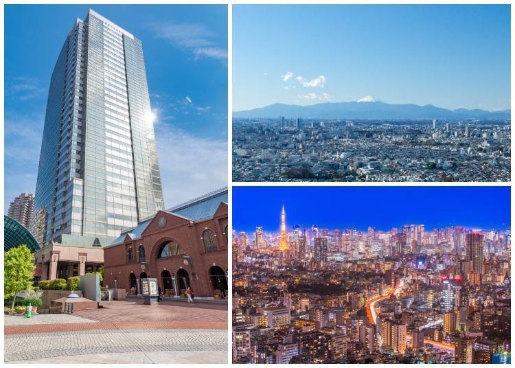 6. Yebisu Garden Place Tower: Pemandangan malam percuma di Ebisu (Kawasan Tontonan Dalam Bangunan)