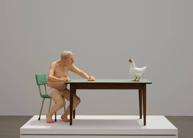 Foto: Ron Mueck &ldquo;chicken / man&rdquo;, 2019