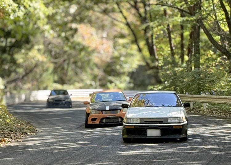 Gunsai Touge closed track. (Event by: Instagram.com/hardcoretokyo; Instagram.com/team.props / Photo by author)