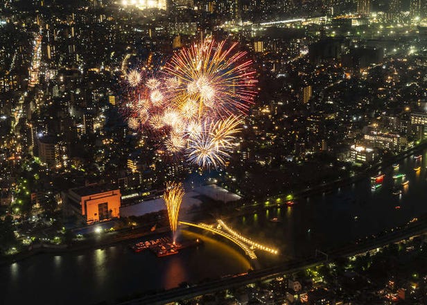 Comeback After 4 Years! Enjoy a Bird's-Eye View of 2023 Sumida River Fireworks Festival From TOKYO SKYTREE