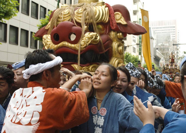 Reisai "Nagoshi no Taisai" Tsukiji Shishi Festival (Chuo)