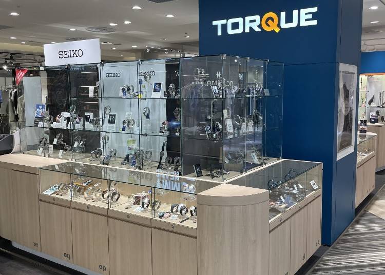 3. TORQUE: A Chic Watch Store Directly Connected to Shinjuku Station (Shinjuku LUMINE EST)