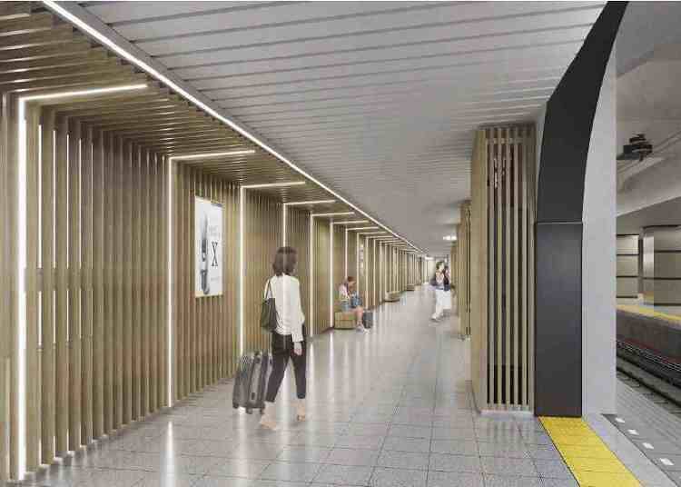Asakusa Station Platform 5 (Image) / Tobu Railway Press Release