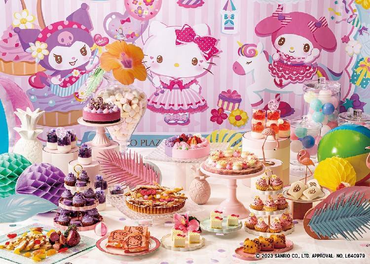 Hello Kitty, My Melody, and Kuromi's Summer Buffet Party (Hachioji, Tokyo)