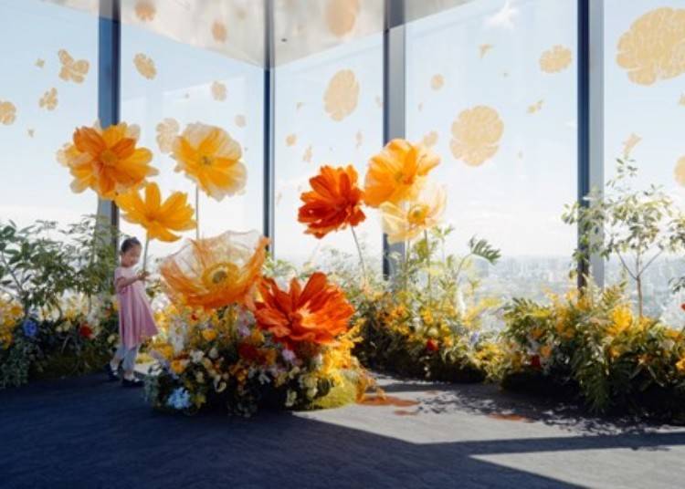 SHIBUYA SKY FLOWer View｜澀谷上空229公尺的藝術花散步道（澀谷區）