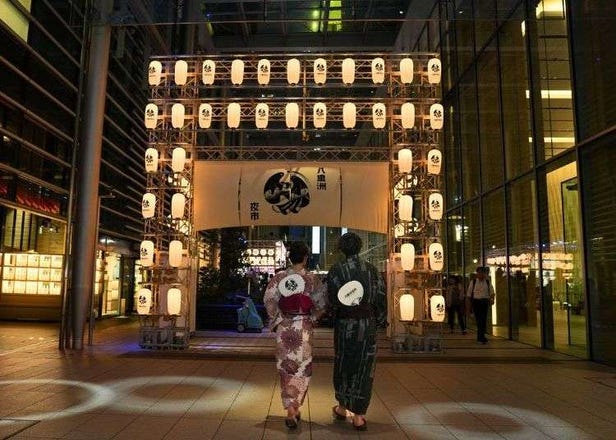 東京駅前で夏祭り体験！八重洲夜市で伝統文化とトレンドグルメで涼もう