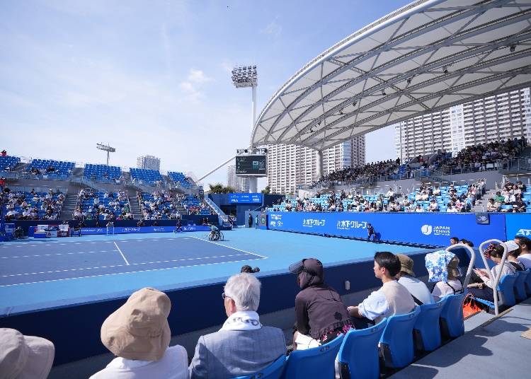 (Premium courtside seat image. Credit: Villa Fontaine via PR Times)