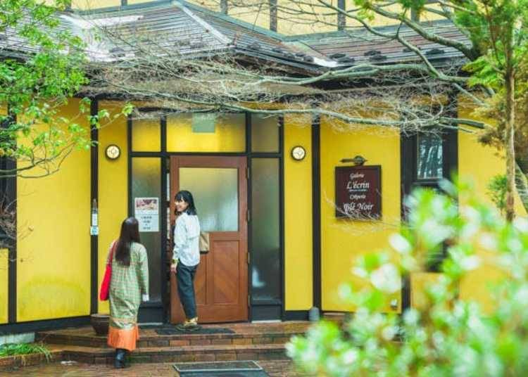 ▲Set in a forest, this former art museum retains its gallery-like charm—and admission is free.