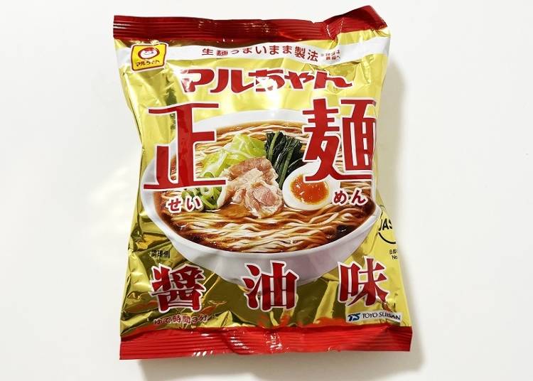 生麺を乾燥させた独自技術「マルちゃん正麺　醤油味」