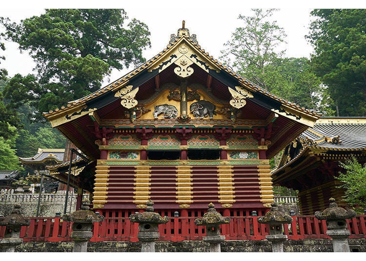 The Kamijinko building of Toshogu Shrine