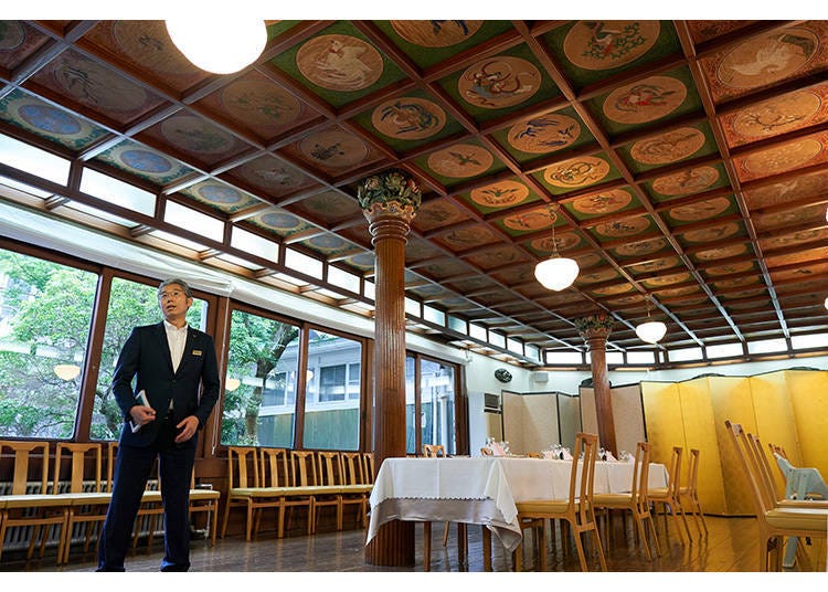 The small dining room at Kanaya Hotel
