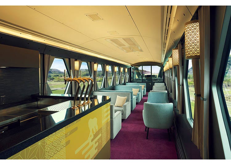 SPACIA X的駕駛艙休息廳座／照片提供：ⓒ東武鐵道株式會社
