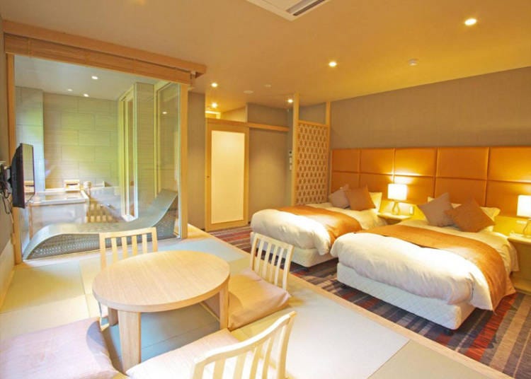 Twin Room with Tatami Area and Mountain View (Image credit: Booking.com)