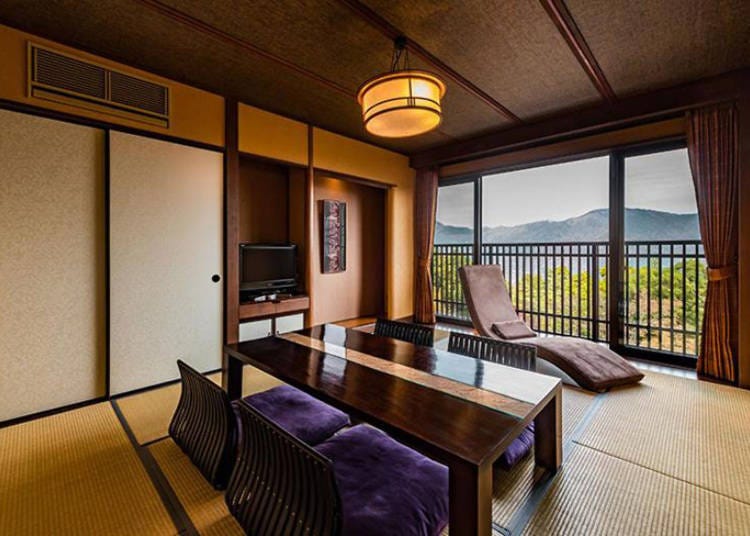 Twin Room with Tatami Area with Mountain View (Image credit: Booking.com)