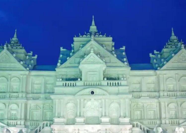 札幌市｜氣勢十足有魄力的大雪雕與冰雕像的「札幌雪祭」