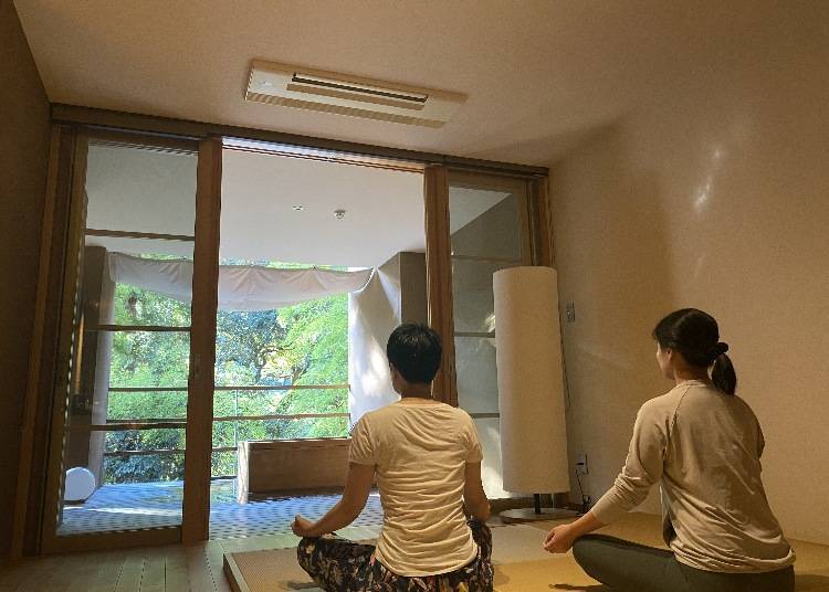 절경을 감상하며 아침 명상! 기상 후에는 영양 만점 조식을!