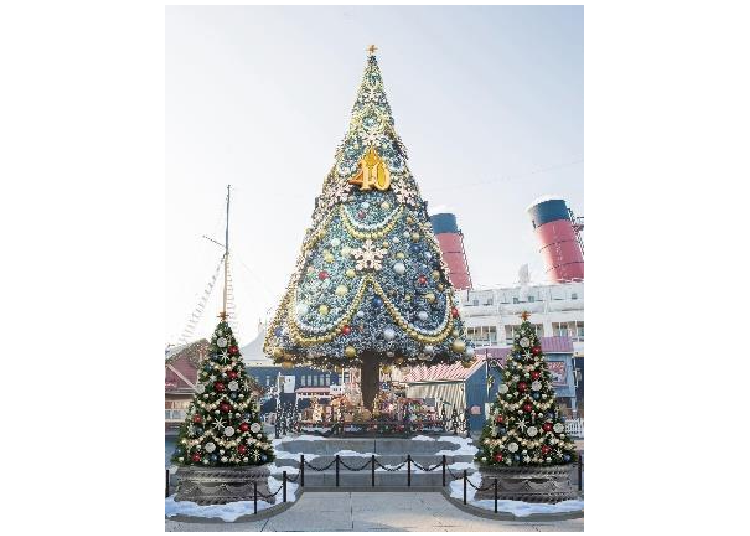 位於東京迪士尼海洋的聖誕樹，示意圖  ©Disney