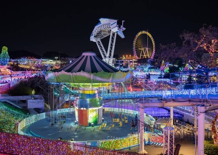 Yomiuriland Jewel Illumination 2024 (Inagi City, Tokyo)