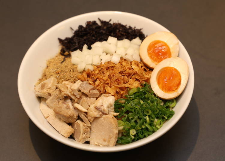 Rich, flavorful broth-infused mixed noodles awarded "Best Mazesoba" at the 13th Annual Mail-Order Ramen Of The Year: scLabo