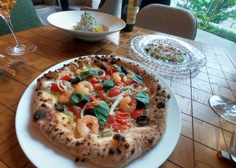 Trattoria Pizzeria 207の本格ピザ