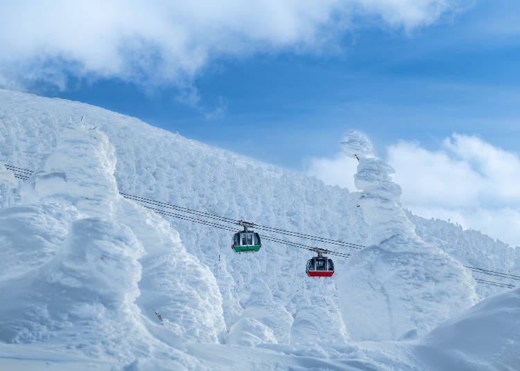 The snow monsters in Zao are a unique sight in Japan each winter (Image: PIXTA)