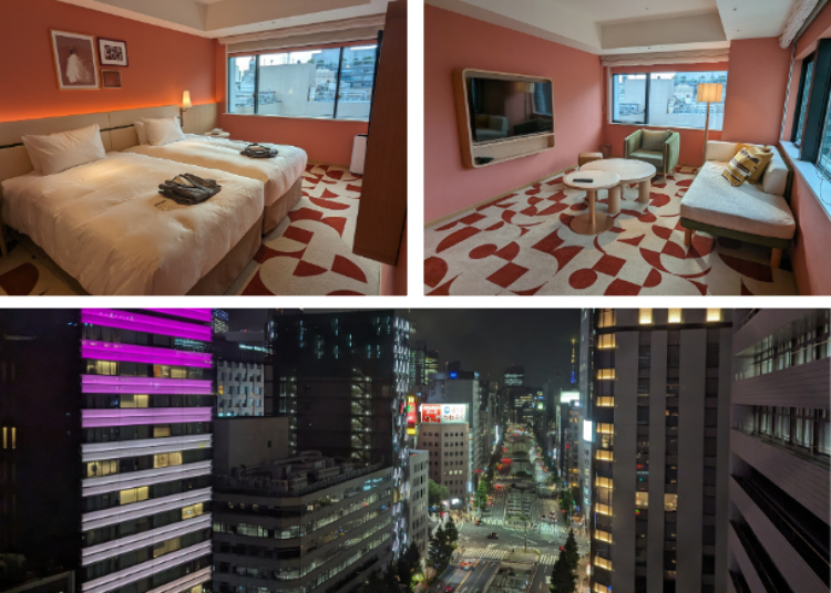 The Suite and its night view