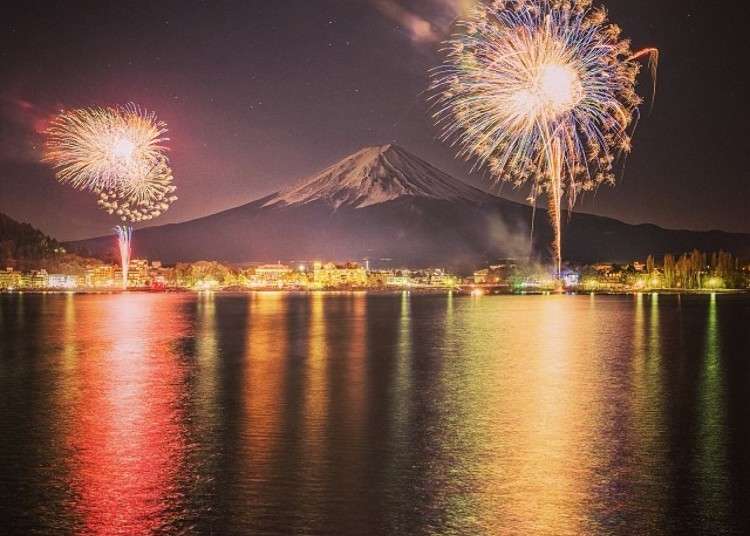 Experience the Magic: Mt. Fuji and Lake Kawaguchi Fireworks Festival (August)