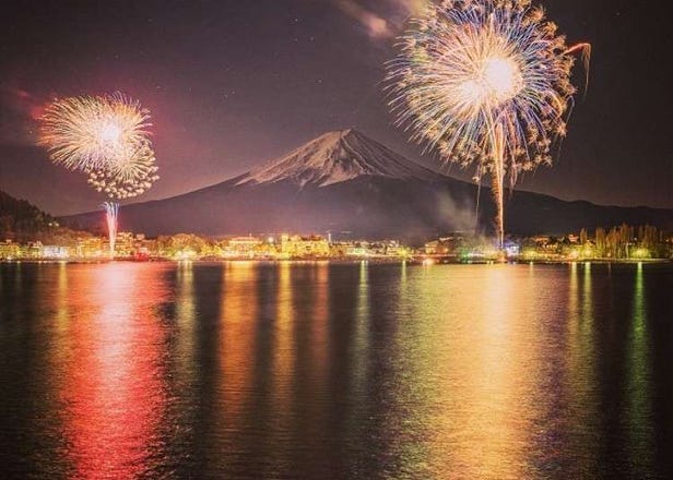 【8月5日限定】河口湖湖上祭：富士五湖規模最大的煙火大會