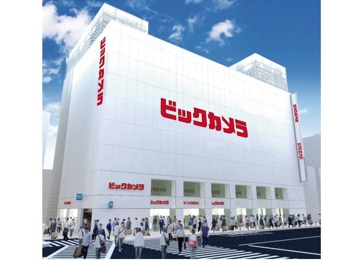 外国人観光客が利用しやすい！ビックカメラ新宿東口店