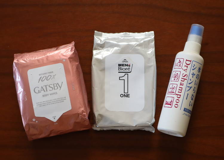 5. Body Sheets and Dry Shampoo