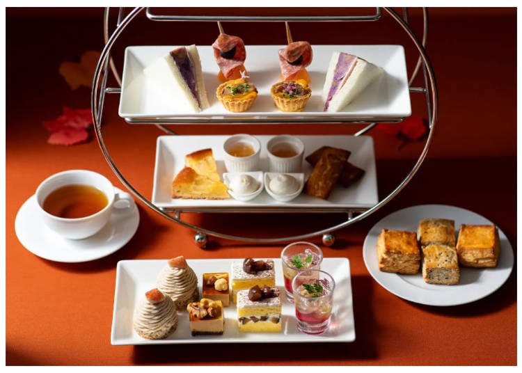 Experience the harvest season with this Autumn Afternoon Tea (Photo shown is for 2 people. Image: PR Times)