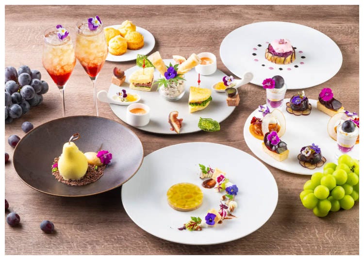Grape French Afternoon Tea (Photo: PR Times)