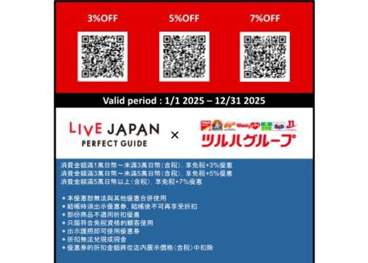 鶴羽藥妝店優惠資訊＆產品使用時的注意事項