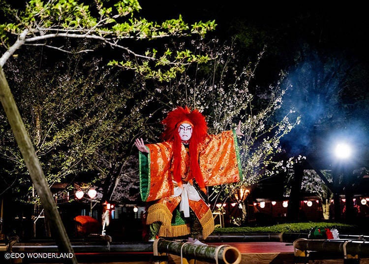 Pertunjukan prosesi Oiran di Edo Wonderland (Gambar: Klook)